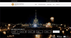 Desktop Screenshot of fatima-hotels.com